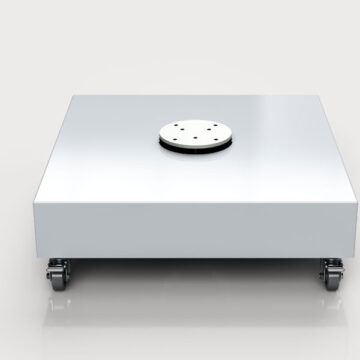 Galvanized Steel Base w/Wheels for Frankford Eclipse and Aurora Cantilevers