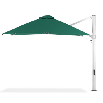 10' X 10' Square Cantilever Crank Lift Umbrella by Frankford
