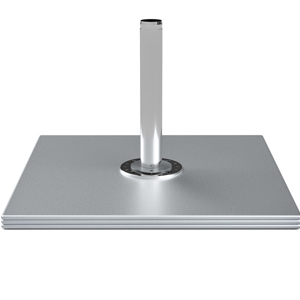 36 Square Galvanized Plate Stack Base for Frankford Eclipse Cantilevers