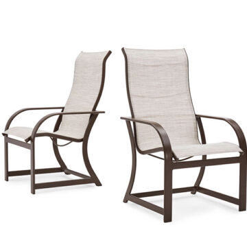 Key West Sling 2 Pack Ultra High Back Dining Chairs by Winston