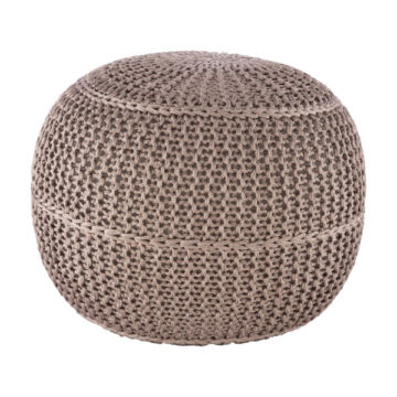 Dita Pouf- Medium Gray by Surya