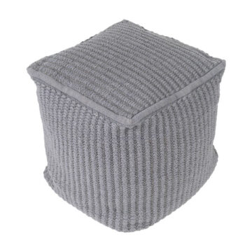 Stafford Pouf- Gray by Surya