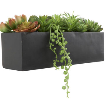 Succulent Artificial Planter Box