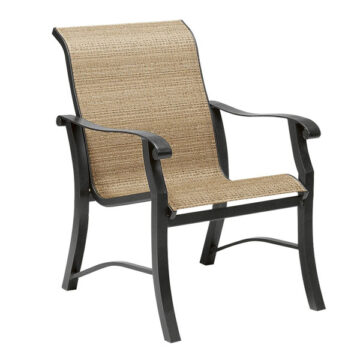 Cortland Sling Aluminum Dining Chair by Woodard