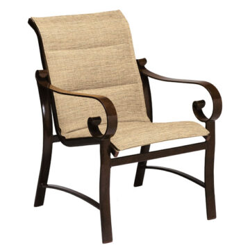 Belden Padded Sling Aluminum Dining Chair by Woodard