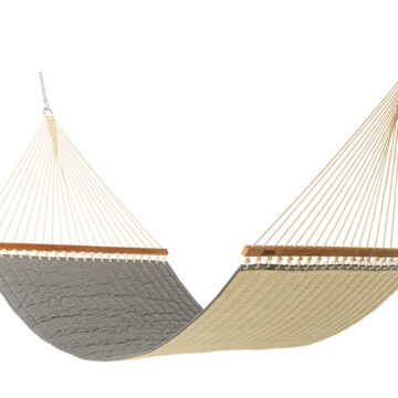 Large Quilted Hammock-Cast Slate