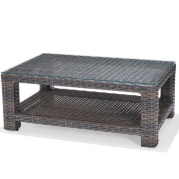 Lakeside Rectangle Coffee Table & Glass by North Cape International