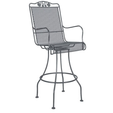 Briarwood Swivel Bar Stool by Woodard