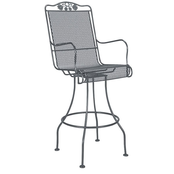 Briarwood Swivel Bar Stool by Woodard