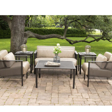 Jax Wrought Iron Seating by Woodard