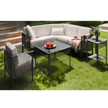 Jax Wrought Iron Sectional Seating by Woodard