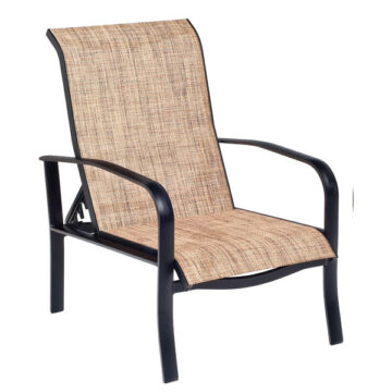 Fremont Sling Aluminum Adjustable Lounge Chair by Woodard