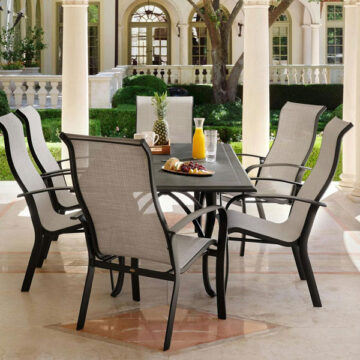 Fremont Sling Aluminum Dining by Woodard