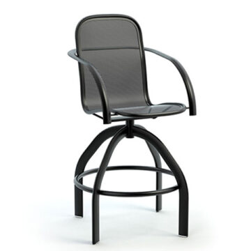 Florida Mesh (Aluminum) Swivel Bar Stool