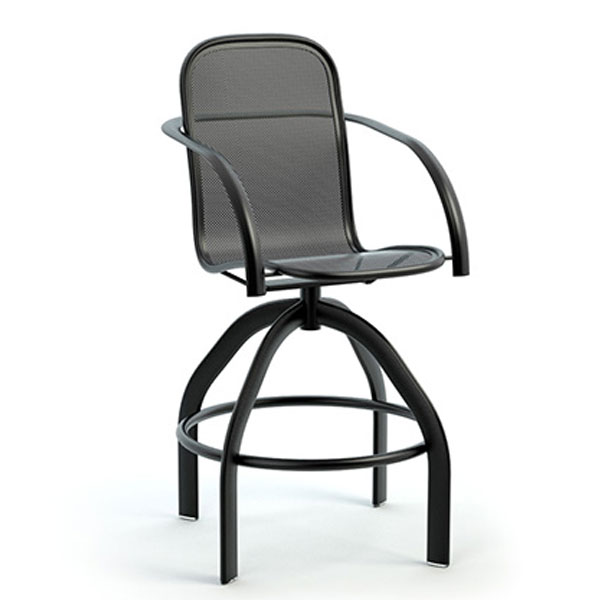 Florida Mesh (Aluminum) Swivel Bar Stool