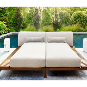 Mix Cushion Chaise Set (Right & Left) by Jensen Leisure