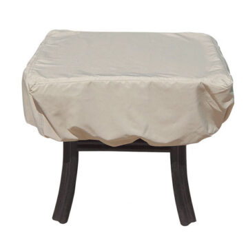 19" - 26" Square Fire Pit/Table/Ottoman Cover by Treasure Garden