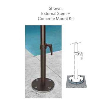 Concrete Mount Kit for Market Umbrella