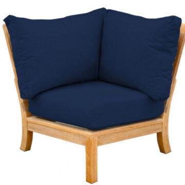 St. Lucia Teak Sectional Corner Chair- Three Birds Casual