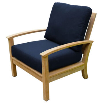 St. Lucia Teak Deep Seating Armchair- Three Birds Casual