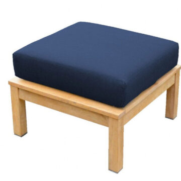 St. Lucia Teak Deep Seating Ottoman- Three Birds Casual