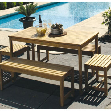 Brunswick 72" Dining Set By Three Birds Casual