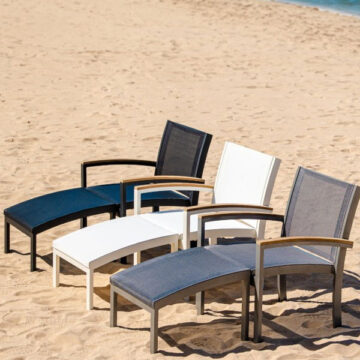 Tribeca Chair and Ottoman by Three Birds Casual