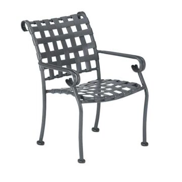 Ramsgate Aluminum Strap Dining Chair by Woodard