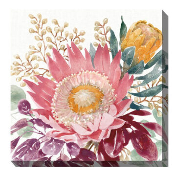 Protea King 24 x 24 Outdoor Art by WOTWD