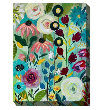 Boho Garden 30 x 40 Outdoor Art by WOTWD