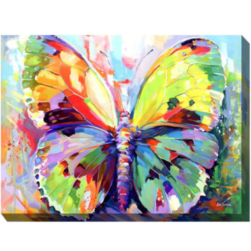 Bright Butterfly 40 x 30 Outdoor Art by WOTWD