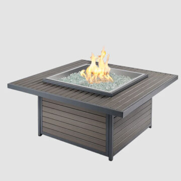 Brooks Square Chat Height Gas Fire Pit Table