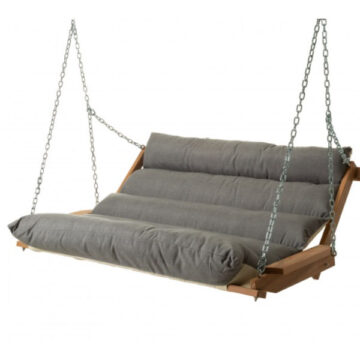 Cushion Deluxe Oak Double Swing