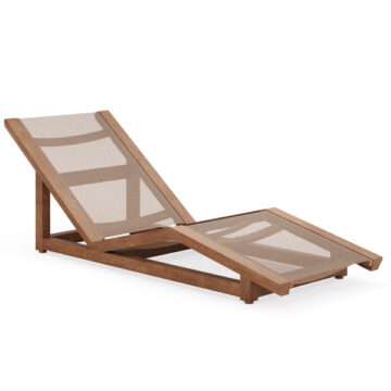 Sierra Baja Sling Chaise by Woodard