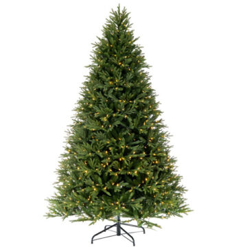 7.5' Tiffany Fraser w/ 750 Warm White LED Mini Lights