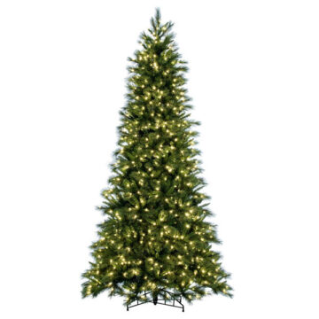 9' Brighton Pine Christmas Tree, Warm White Dura-lit LED Light