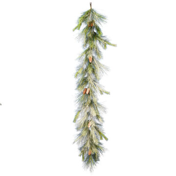 6' x 15" Frosted Myers Pine Garland, Unlit