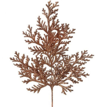 21" Double Glitter Lycopodium Spray