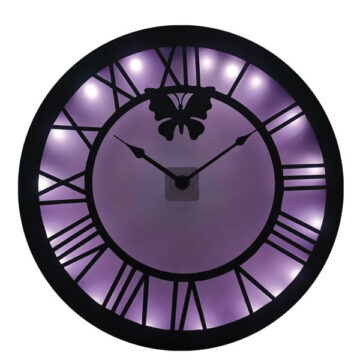 Paradise Solar Clock - Butterfly