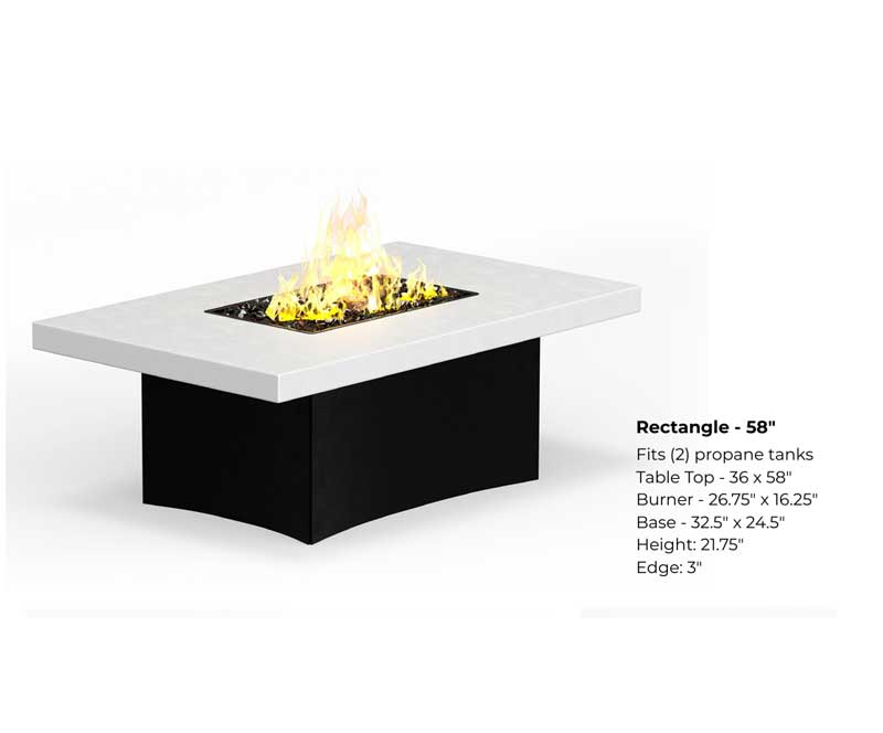 Designing Fire Oriflamme Glacier Stone Fire Table - Thumbnail 3