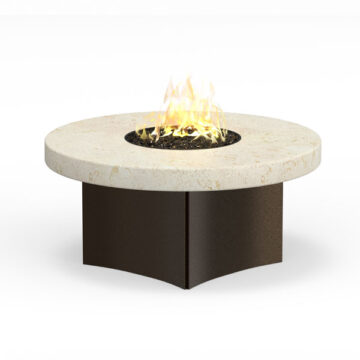 Oriflamme Ancient Stone Fire Table by Designing Fire