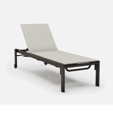 Allure Sling Aluminum Adjustable Chaise Lounge by Homecrest
