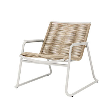 Cabana Club Chair Barley/Bone by Ebel