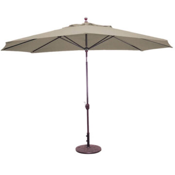 8' x 11' Oval Umbrella by Galtech International