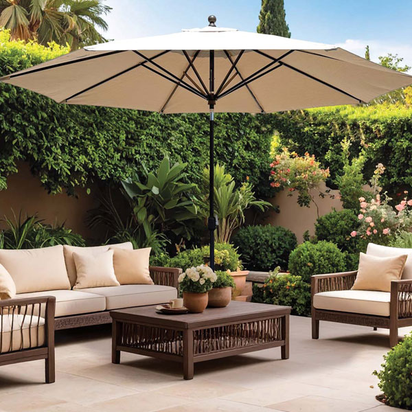 11' Marketl Umbrella by Galtech International