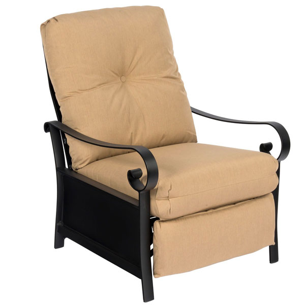 Belden Cushion Aluminum Recliner by Woodard