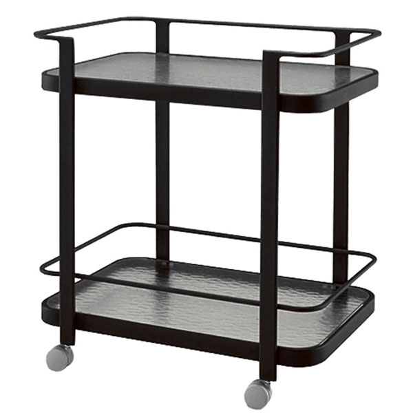 Aluminum Occasional Tea Cart by Woodard