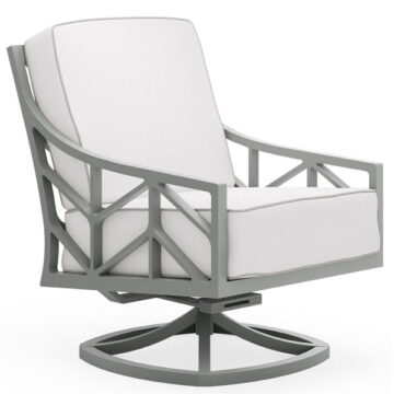 Alberti Swivel Lounge Chair by Woodard