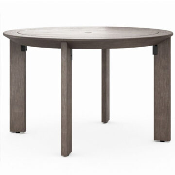 Beau Dining Umbrella Table by Woodard