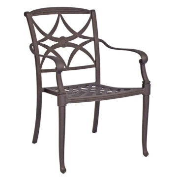 Wiltshire Cast Aluminum Dining Chair by Woodard